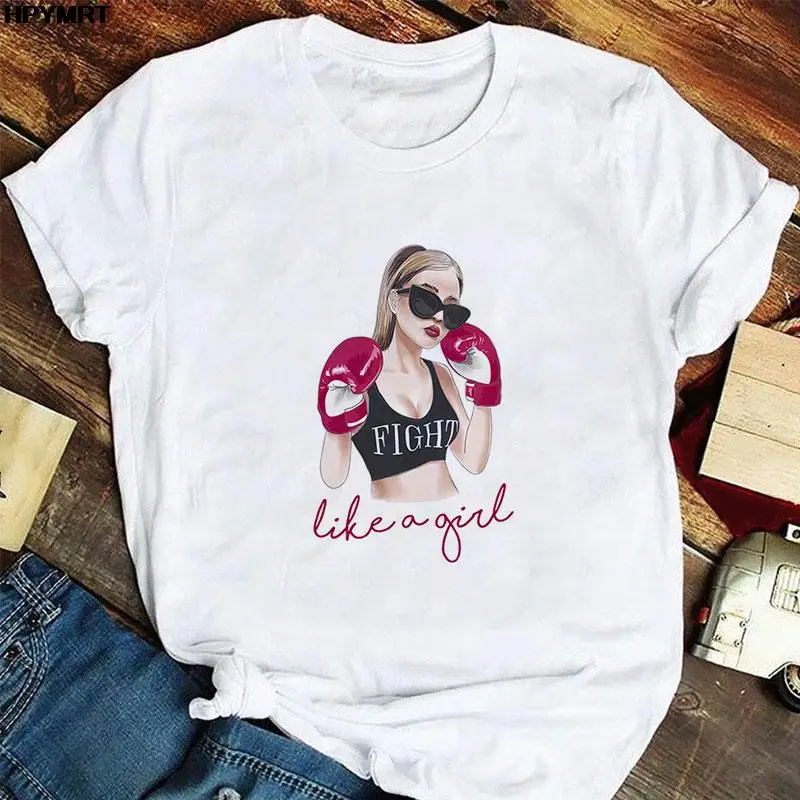 

Harajuku Fashion Beauty graphics Printing T-Shirt Spring and Summer Casual O-neck Tops loose comfortable women's clothing Shirt