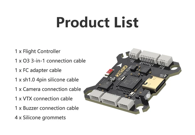 GEPRC TAKER H743 BT Dual Gyro 3-6S Flight Controller with 5V 12V BEC Output for RC FPV Racing Drone 5