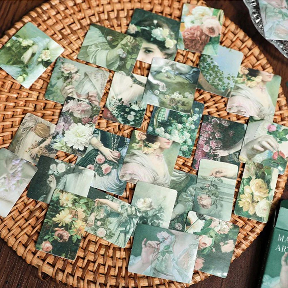 300pcs Esthetics Series Stickers Pack DIY Scrapbook Book Album Creative Stationery Already Cut Ins Sticker For Phone Shell Decor