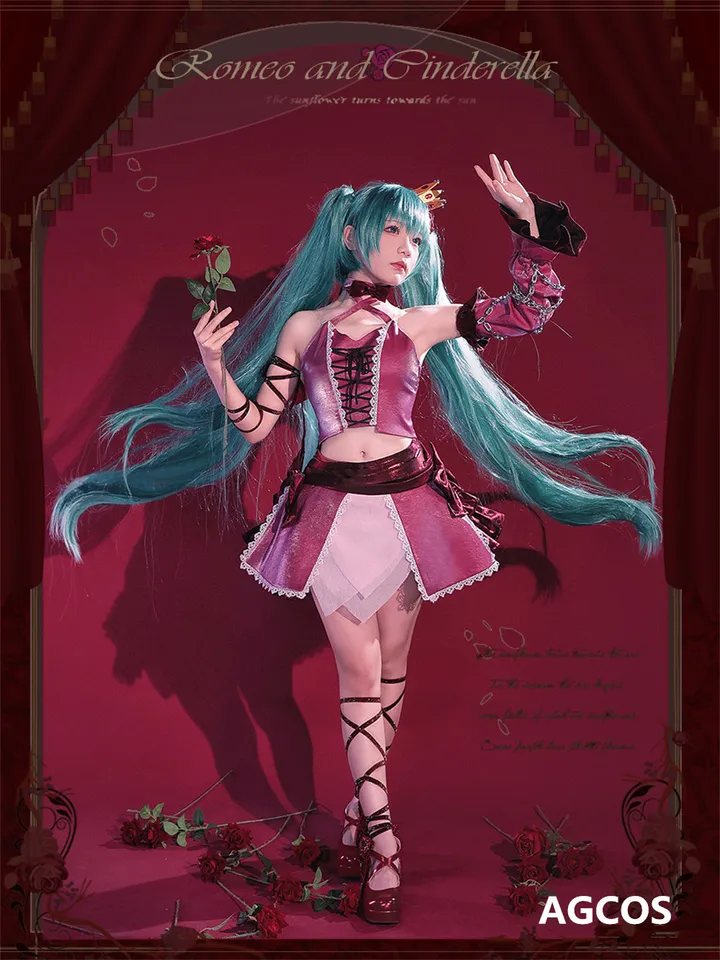 コスプレ衣装 Miko Tsuki 陰陽師 初音ミク 桜ミク コスプレ衣装 - Costowns