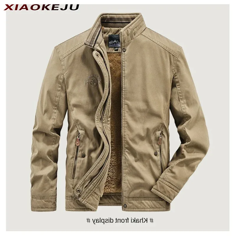 Fashion Casual Clothing Tactical Jacket Man Hunting Clothes Mountaineering Withzipper Baseball Cardigan Outdoor Oversize Retro