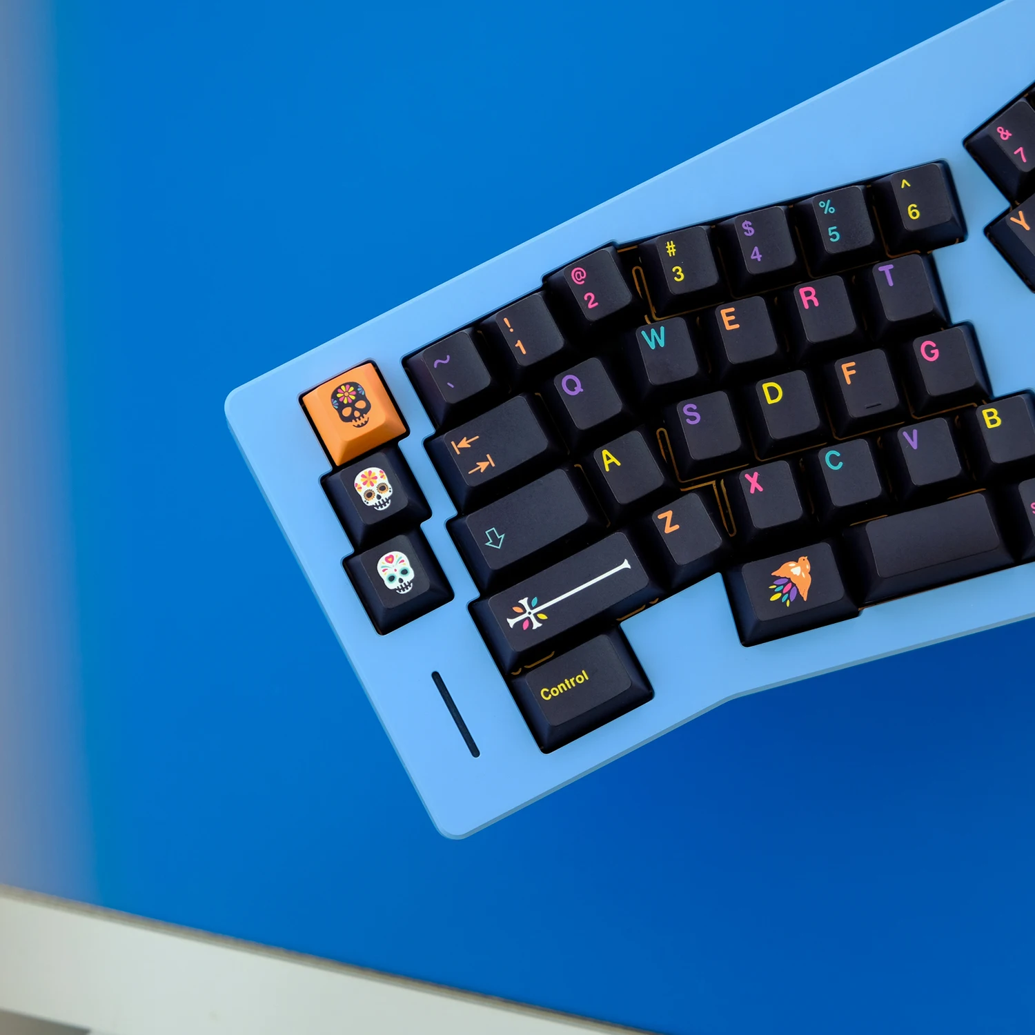 Chaves Inglês Gmk Mictlán Perfil Keycaps Cereja Keycap Teclado Mecânico Pbt Dye Sublimation para mx Switch com Iso Inserir 169 - Imagem 3