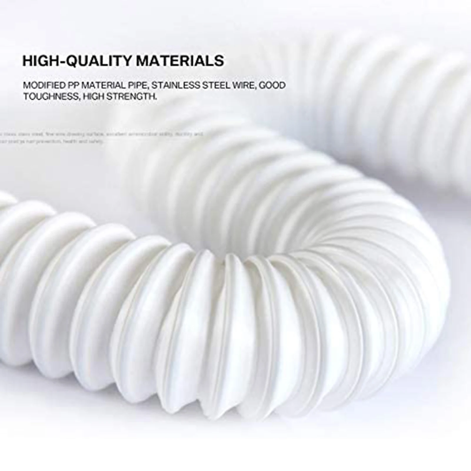 2Pc Bathroom Waste Pipe 36-79cm Plastic Stretchable Drain pipe Sink Waste Drain Flexible Pipe Hose Flexible Basin Sink Trap