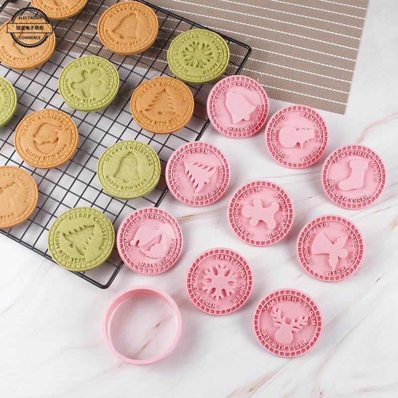 Christmas Jar Sauce Sandwich Cookie Mold 9piece Stereo DIY Cookie