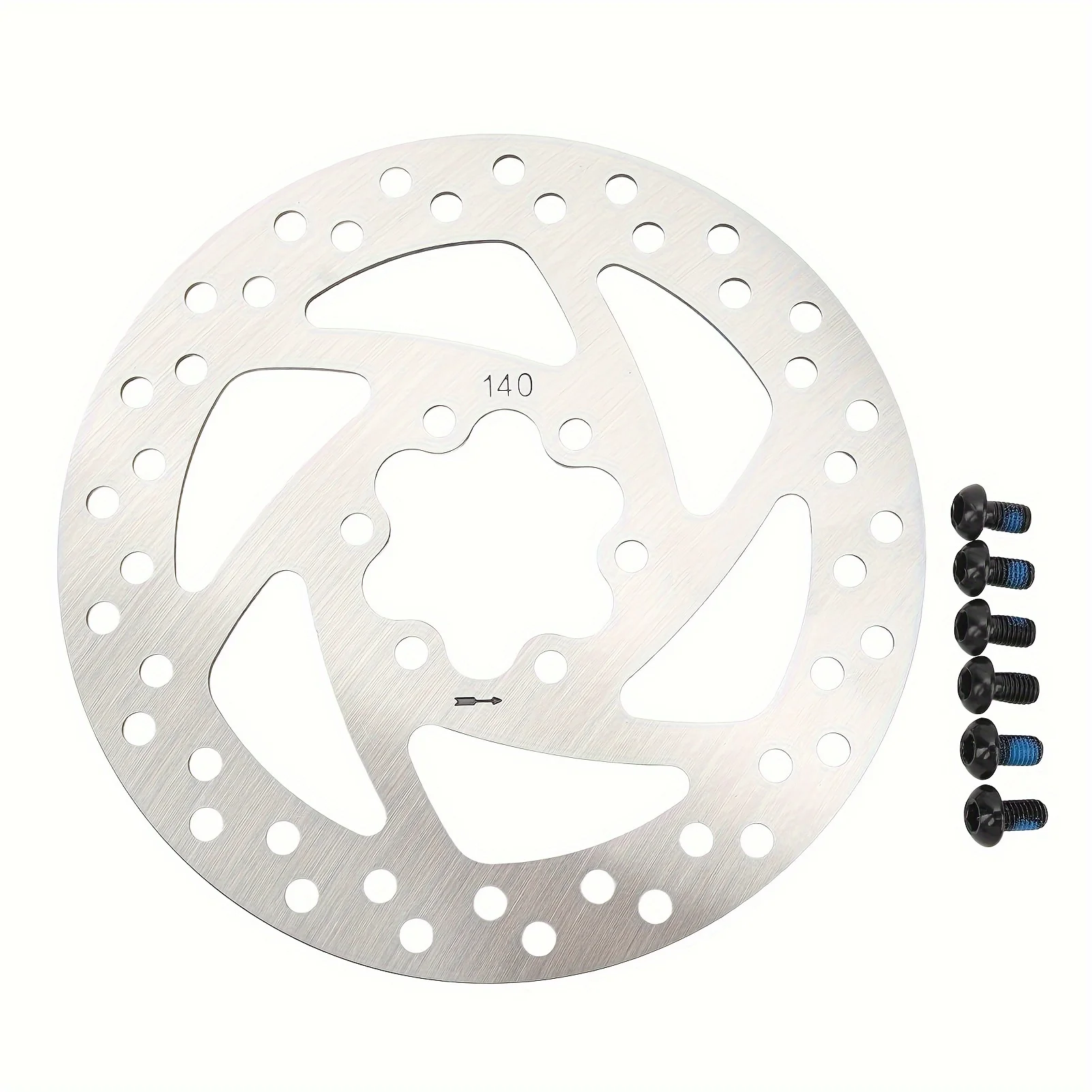 Electric Scooter Accessories 1 brake disc + 6 screws 140mm stainless steel disc brake Compatible With Ninebot F20 F30 F40 KUGOO M4 Speedway 4 10X