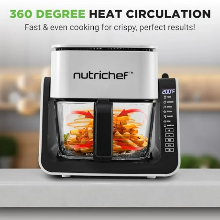 4 QT Air Fryer & Grill with 8‑in‑1 Presets 4