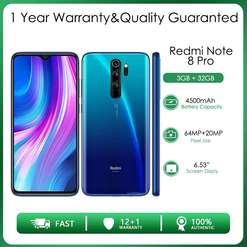 Xiaomi Redmi Note 8 6GB/64GB 665 中古品