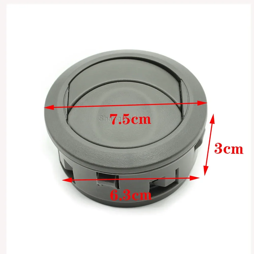 자동차 에어컨 벤트 그릴 라운드 커버 에어 컨디션 벤트 계기판 콘센트 Iveco 2018 액세서리와 호환 가능