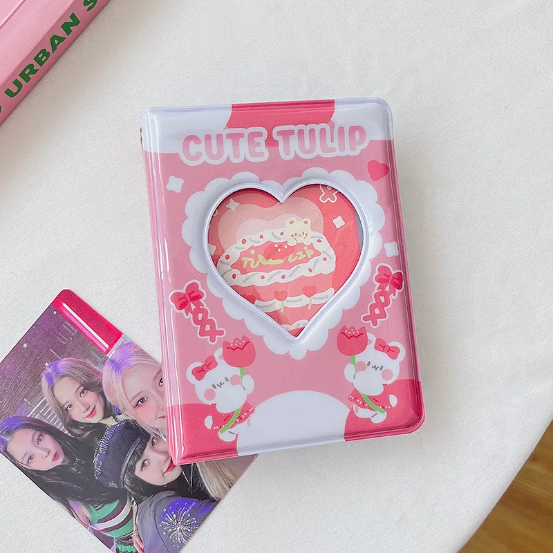 Cute Love Album Photo Storage Album Decoration Student Photo Postcard Ins 3  Inch Photo Album Polaroid Mini Book Kawaii Girl Gift