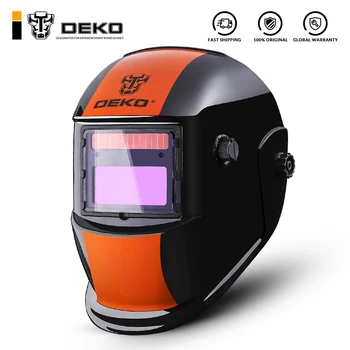 DEKO Arancione S Auto Solare Oscuranti MIG MMA Maschera di Saldatura Elettrica/Casco di Saldatura/Saldatura Lens per la Macchina di Saldatura o taglio al Plasma
