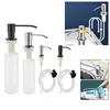 500ML Liquid Soap Bottle Sink Mount Stainless Steel Hand Pressure Soap Dispenser Bottle Kitchen Sink Liquid Soap Dispenser Pum 1