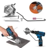 Electric Drill To Cloth Scissors Hand-Held Leather Cloth Cutting Machine Blade Clothing Carpet Fabric Cutter Electric Scissors 5
