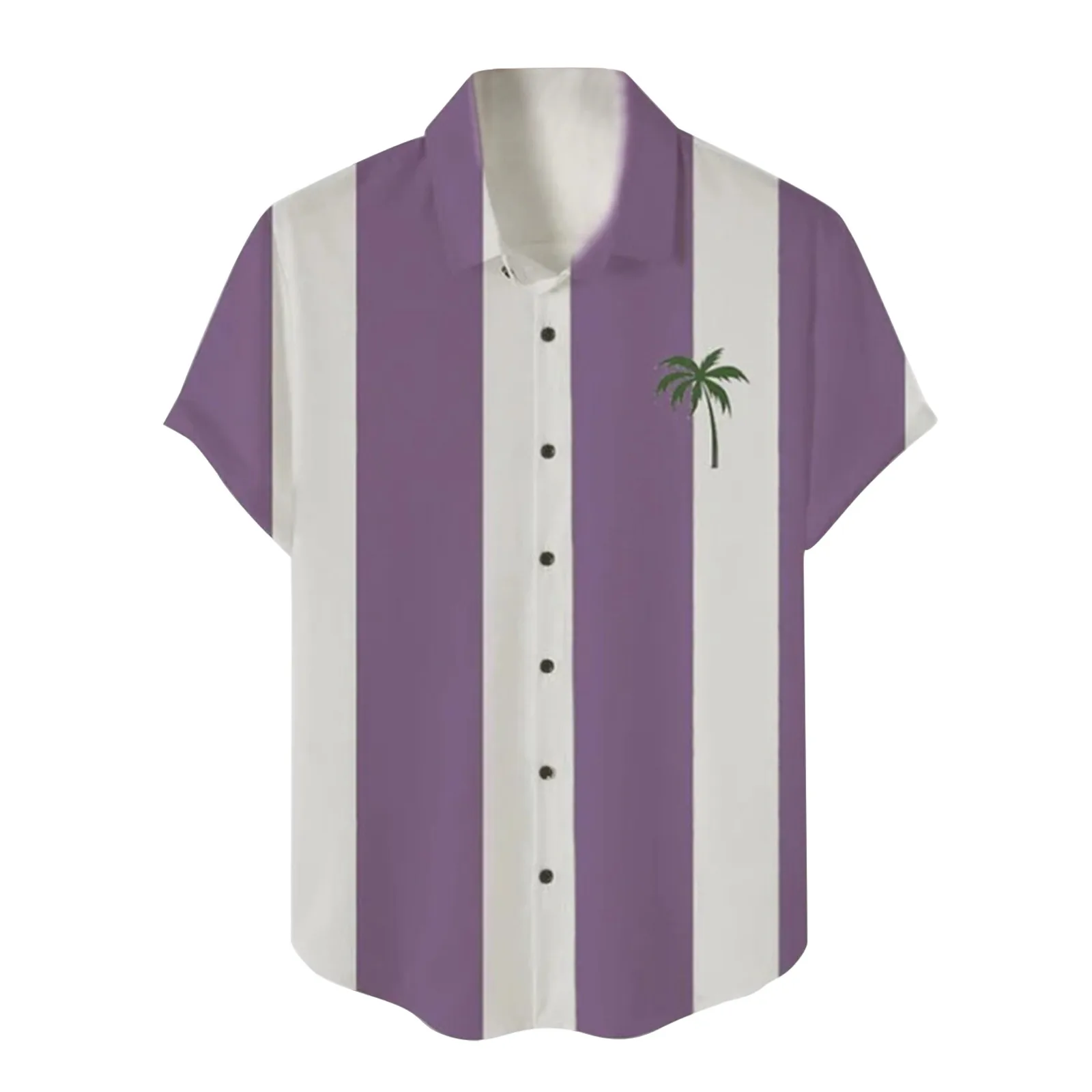

Men's Summer Beach Casual Print Short Sleeved Shirt For Spring Autumn Art 3d Digital Print Street Wear Blouse Tops