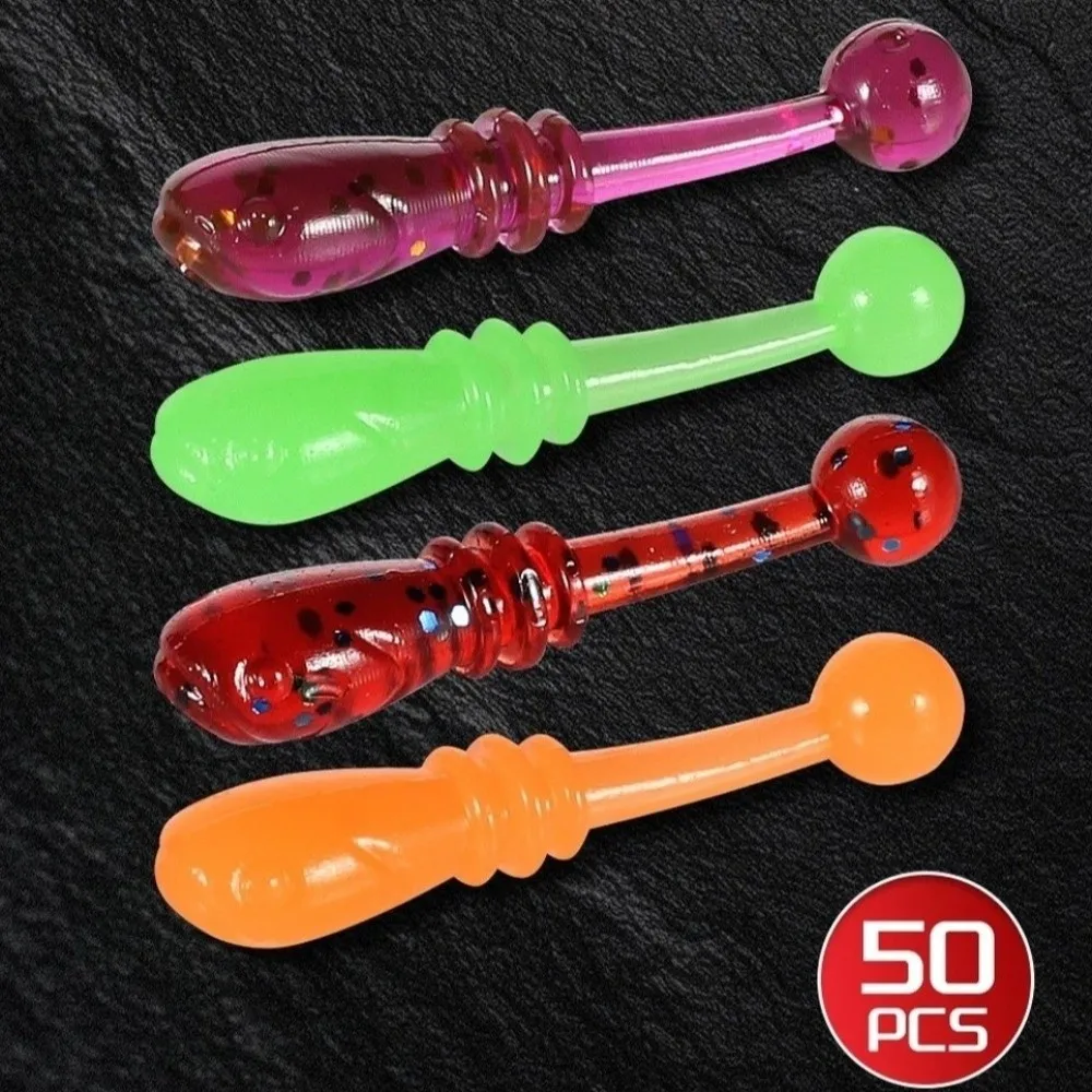 50pcs Lure Whitebait Soft Bait 0.12g Soft Sinking Bait 2cm New Fishing Lures Fishing