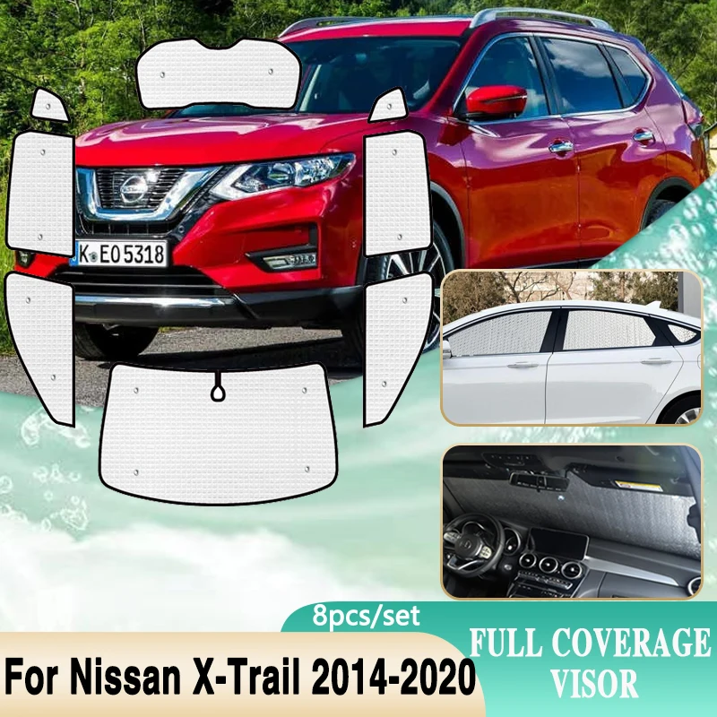 FullCoverageSunshadesForNissanXTrailAccessoriesT32RogueXTrail