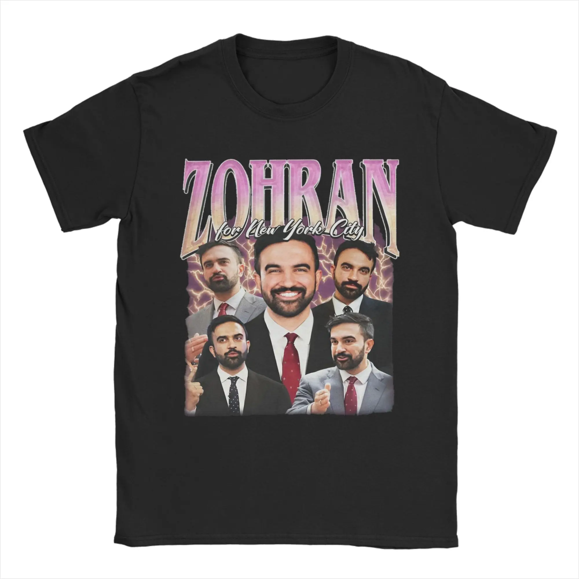 Männer Frauen Zohran Mamdani New York City T Shirts Baumwolle Tops Neuheit Kurzarm Rundhals T-shirts Original T-Shirts