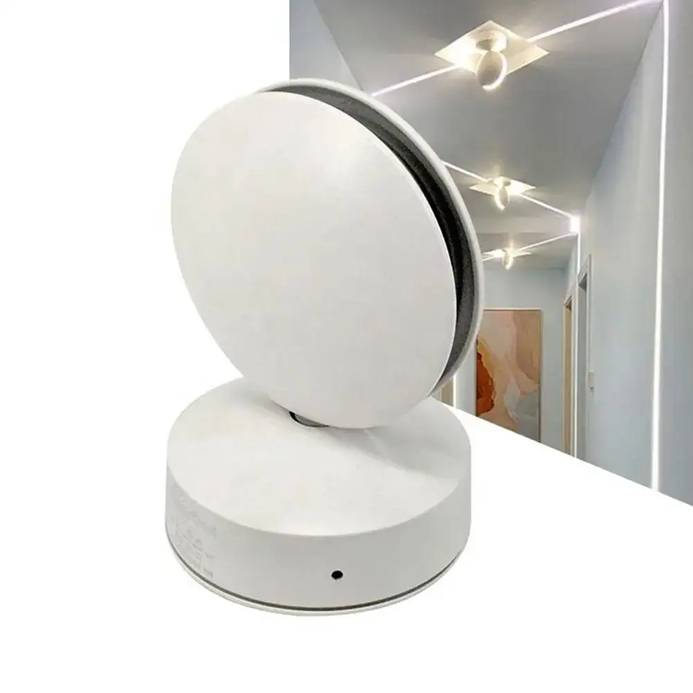 LED 벽 램프 360 도 회전 창틀 조명, 홈 램프 장식 프레임 라인 차고 복도 발코니 문짝 벽 스포트리그 B3M7