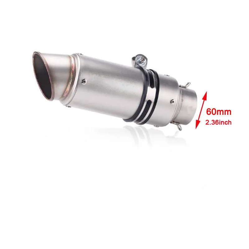 Universal Motorcycle Exhaust Pipe - 51mm/60mm Enhanced Performance System