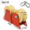 Aerial Work Save Effort Rope Puller Cable Retractor Protector Labor-saving Foldable Wall Corner Rope Pulley Crane Line Collector 6