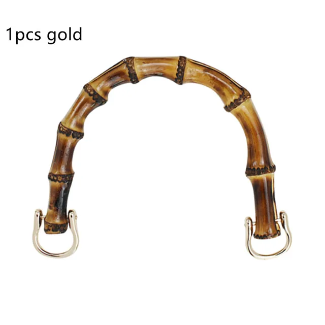 2Pcs/1pcs Hot Bestselling Plastic Bag Handle For Handbag Handcrafted DIY Bags Accessories With Link Buckle Handle for Lady Purse Gold