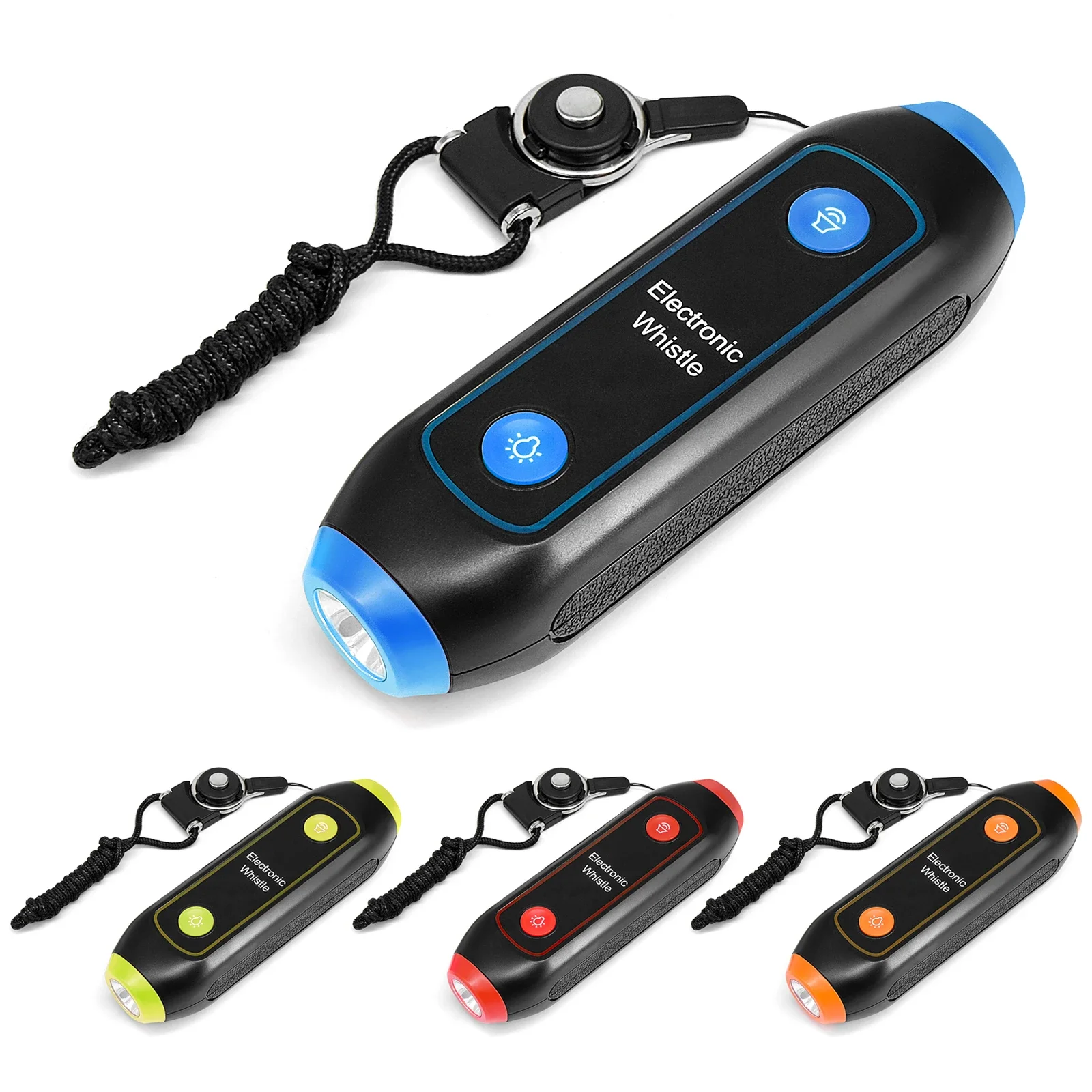 Game Training Whistles with Lanyard Handheld Electronic Whistles High Volume Outdoor Camping Hiking Tool for Coaches Referees 1