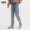 Semir Jeans Men Autumn Fashion Retro Skinny Long Pants Classic Versatile Commuter Trousers 1
