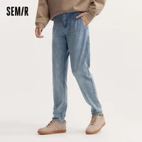 Semir Jeans Men Autumn Fashion Retro Skinny Long Pants Classic Versatile Commuter Trousers 1