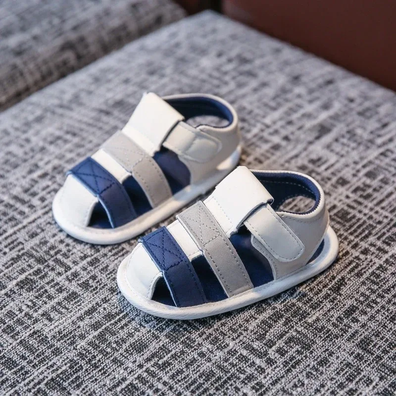Infant Baby Boys Girls Sandals Summer Baby Flat Shoes Newborn Crib Shoes First Walkers Prewalkers Non Slip Walking Shoes