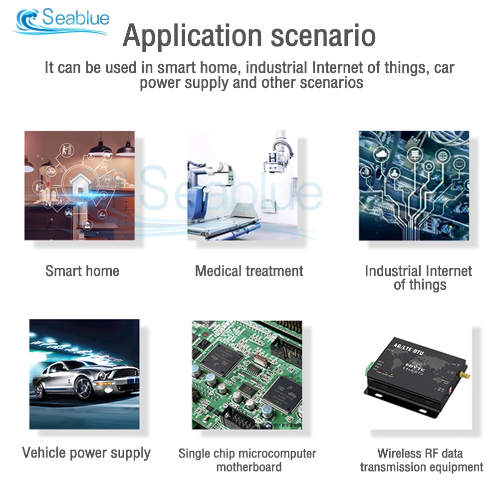 Adjustable Voltage Regulator Power Module - DC 7-100V to 5V/9V/12V/24V, 2A Step Down Converter