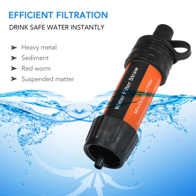 Portable Outdoor Water Filter Straw 2