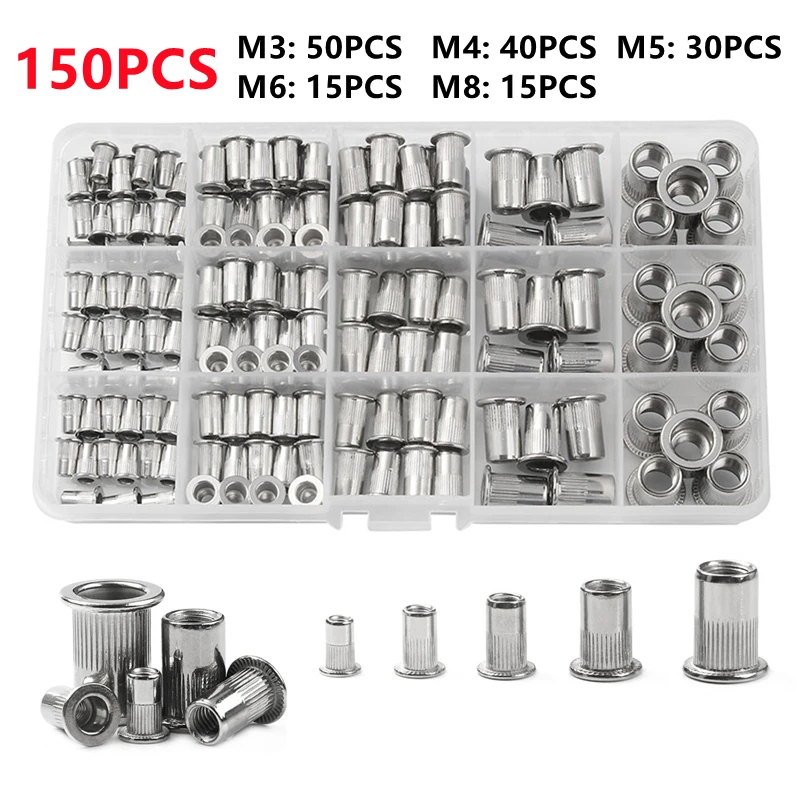 aco inoxidavel rivet nut set insert reveting 04