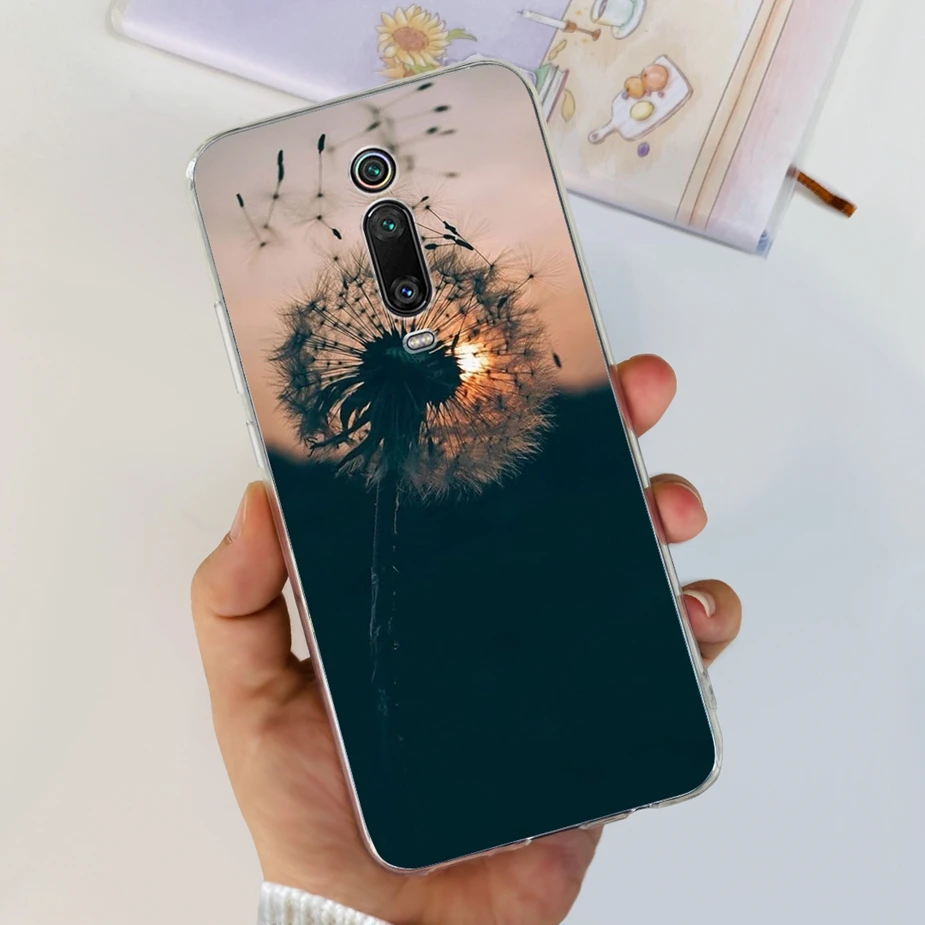 Stylish Painted Clear Silicone Phone Case with Bumper Protection