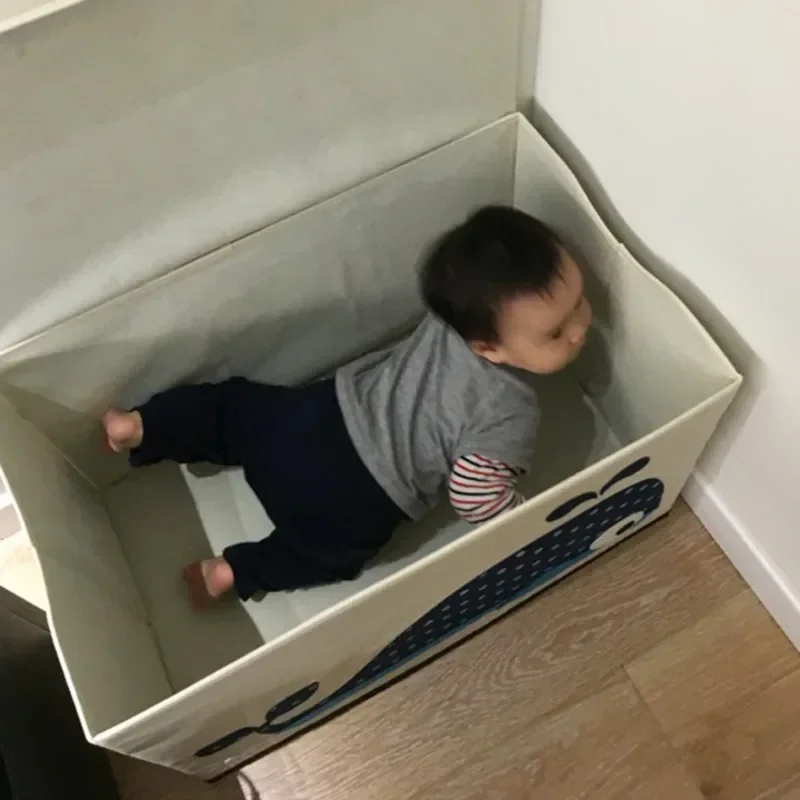 large children's toy organizer, storage box, baby clothes storage basket, box, baby toy export