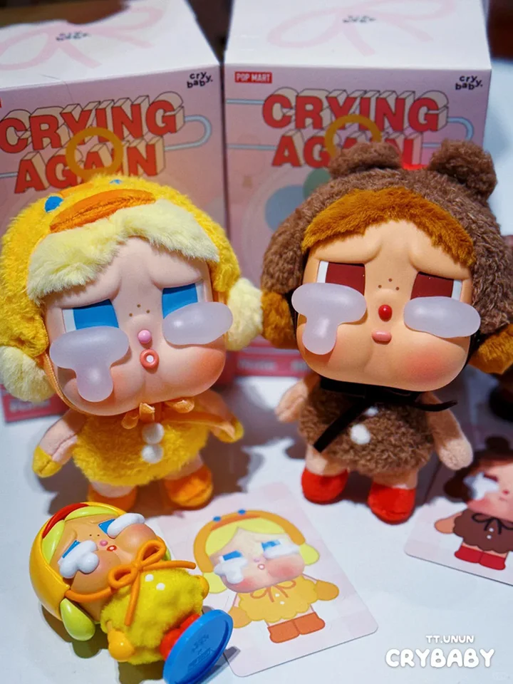 新品箱付き cry babyセット ポップマート クライベイビー クライング アゲイン シリーズ フェイス