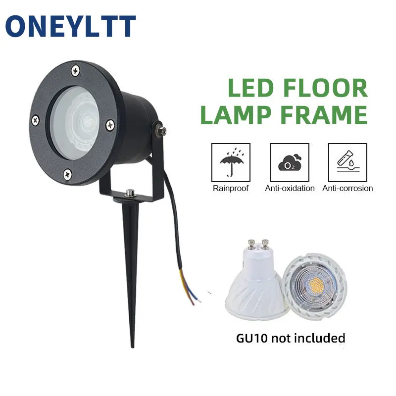 

Бесплатная доставка, GU10 MR16, светильник для сада, газона, планшетов, Ландшафтная лампа с шипами, водонепроницаемая лампа для дорожек