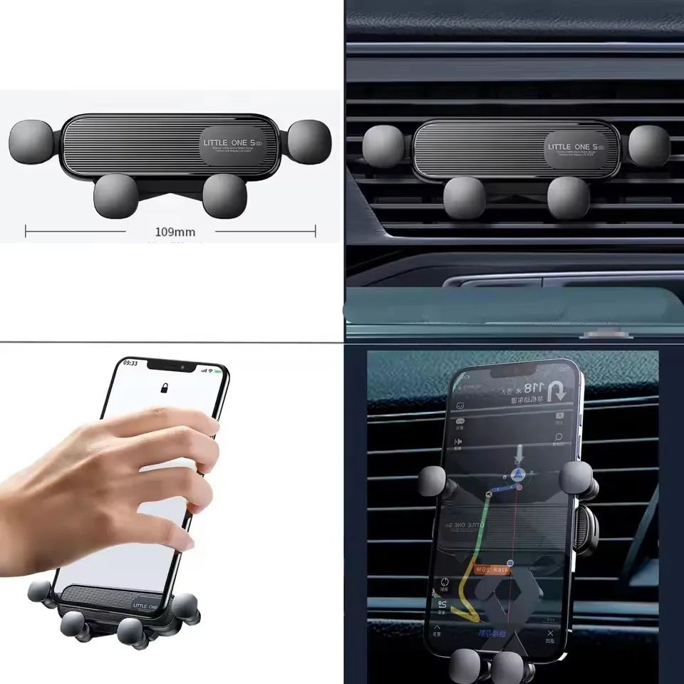 Car Phone Holder for Peugeot 3008-cute cartoon style Screen Navigation Bracket Base Wireless Accessories