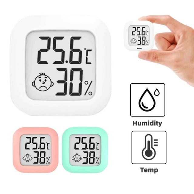 Mini LCD Thermometer Hygrometer Digital Therm Humidity Meter Sensor Indoor  Electronic Home Moisture Tester Gauge Kitchen Bedroom - AliExpress