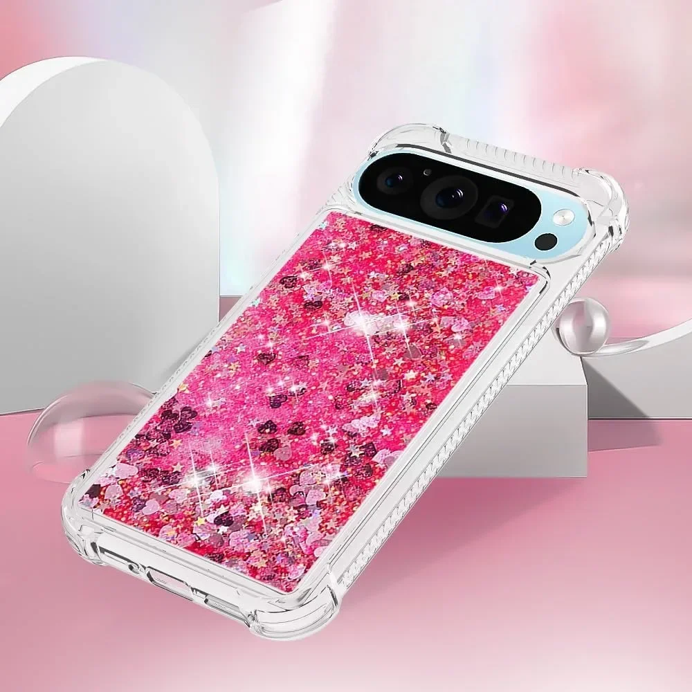Luxury Quicksand Glitter Love Heart Shockproof Phone Case