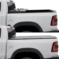 |HTF011|Fits 2009-2025 Dodge Ram 1500 5' 7" Bed Without,Hard Folding Truck Bed Tonneau Cover 1