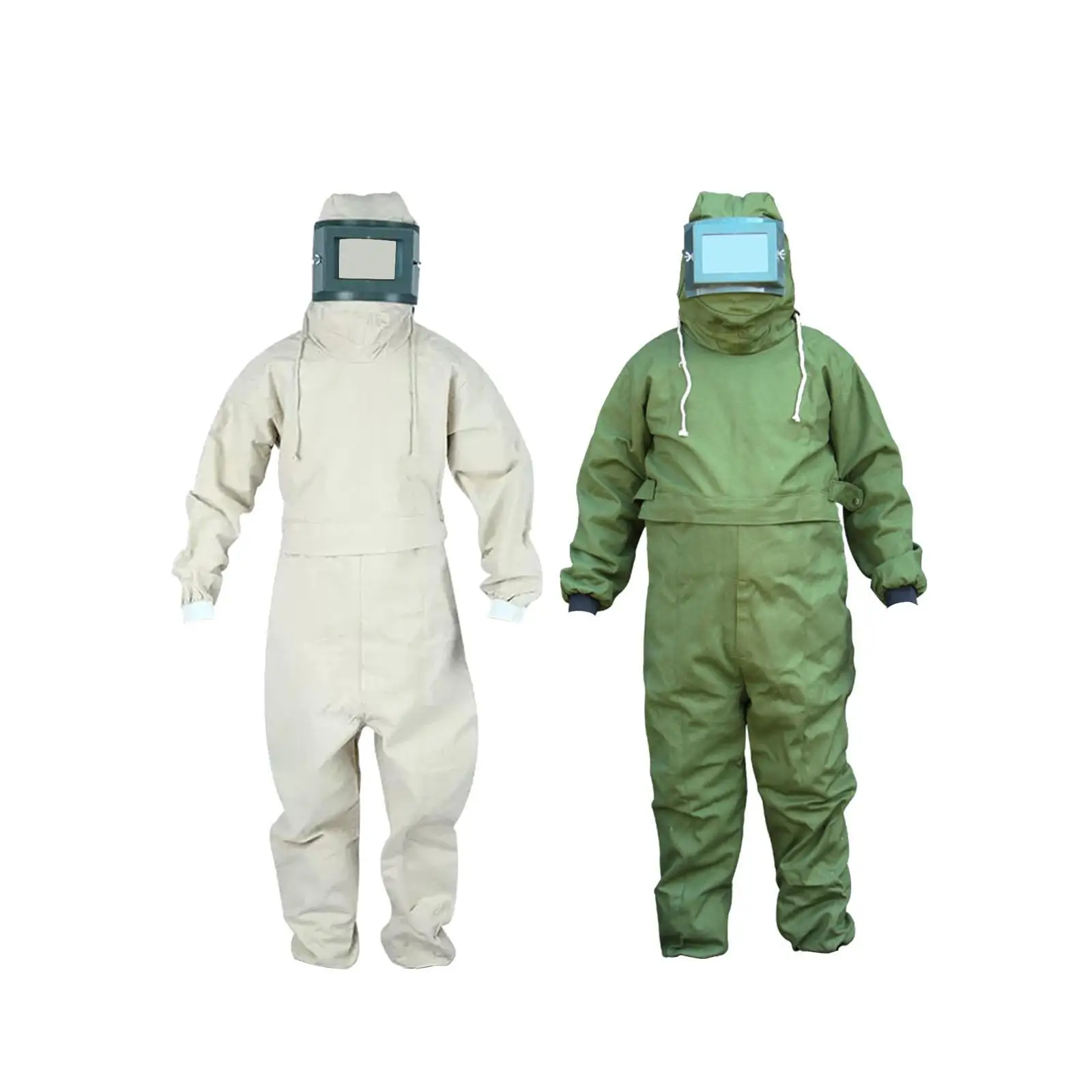 Sand Blasting Suit Work Overalls Lightweight Spray Paint Suit Sandblasting Clothes Protective Clothes for Work Spray Paint