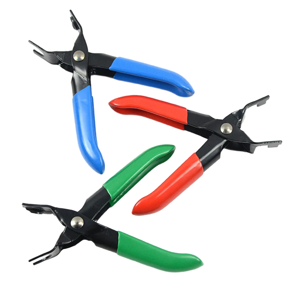 

3PC Fuel Line Uncoupling Disconnect Pliers Hose Pinch Off Clamp Set Handle Twin Peg Plier Handle Fuel Pipe Connection Plier