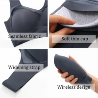 Women Seamless Plus Size Bras Sexy Patchwork Lace Top Push Up Sports Brassiere Female Backless Fitness Sleep Vest Bralette New - Image 5