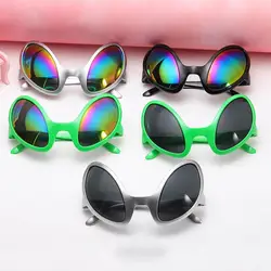 Aliens Colorful Plastic Hot Sale Dance Funny Design 27g 2023 New Party Creative 137 * 84 * 136mm Men Sunglasses Glasses Funny