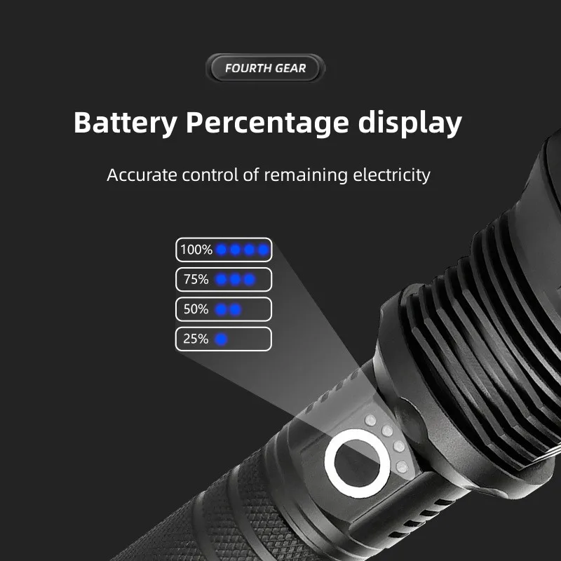 USB  LED  ġ, ſ    LED  ġ, 18650 Ǵ 26650 ͸ ķ , P50 P70