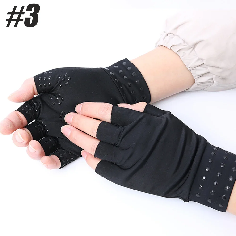 Pain Relief Fingerless Compression Gloves for Arthritis Support and Daily Use