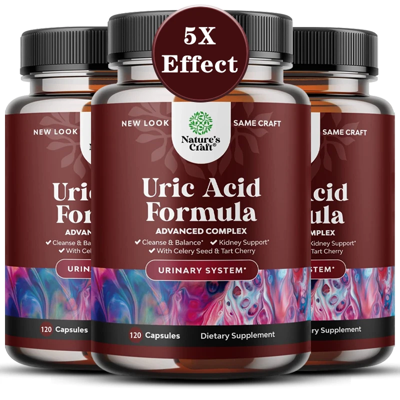 Uric Acid Detox Cleanse Lowers Acidity Pure Green Coffee Beans Kidney Health Support Supplement