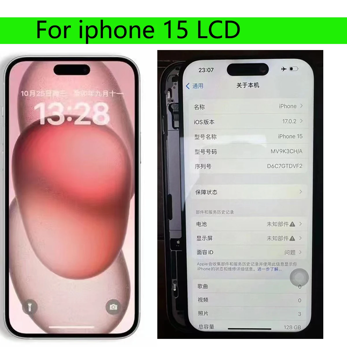 SOFT OLED LCD Panel Pantalla Replacent For iPhone 13Pro 14Pro 15Pro 16Pro 13PRO MAX Display Touch Screen Digitzer