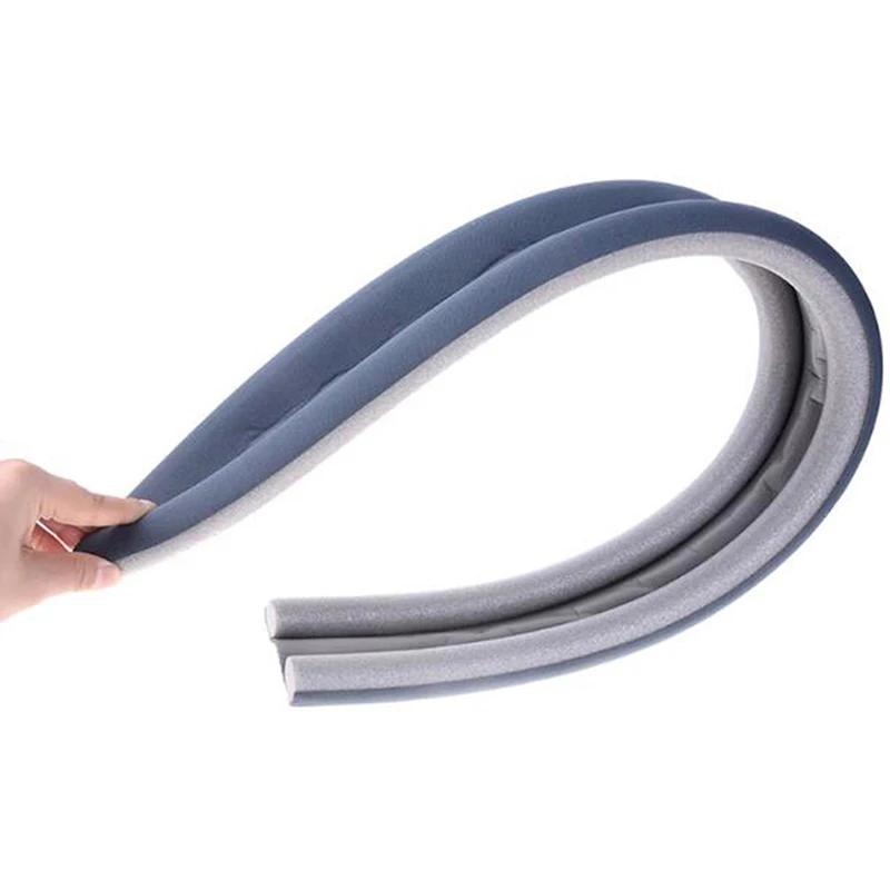 Door Seal Strip 1pc Waterproof Draught Excluder Stopper Door Bottom Guard Double Silicone Soundproof Flexible Wind Noise Reduction