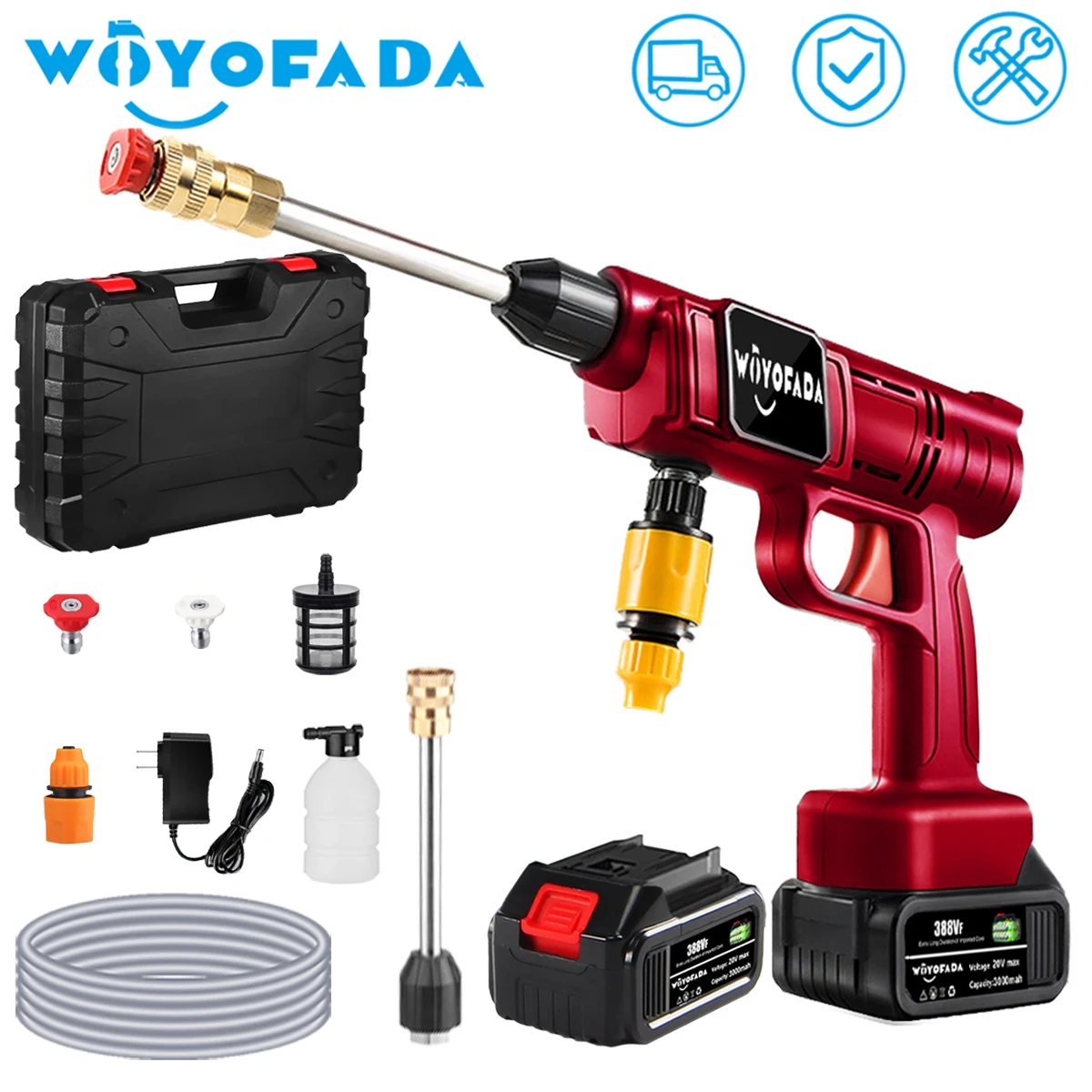 High Pressure Washer Gun Wireless Car Wash High Pressure Spray Gun High Pressure Aliexpress