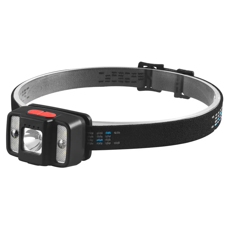 

TopCom 5 Lighting Modes Ultra Bright LED Headlamp White & Red LED with Adjustable Strap for Running Camping Hiking Fishing